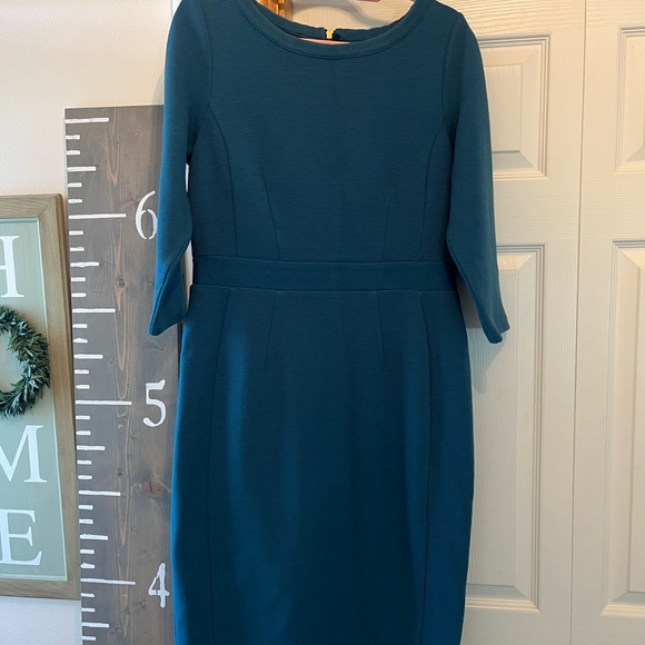 Boden Dresses & Skirts - Boden Teal Long Sleeve Dress